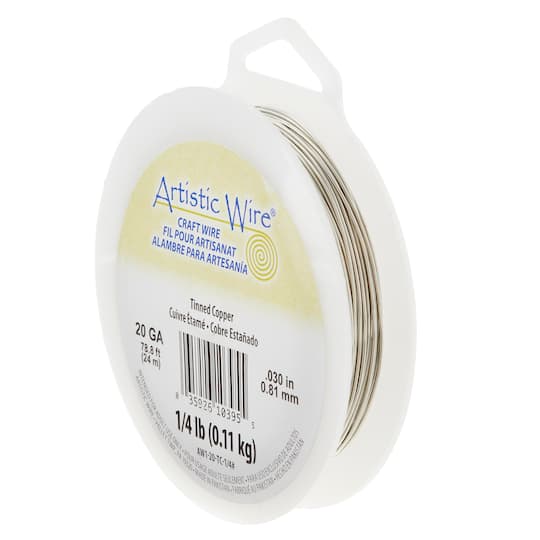 12 Pack: Beadalon® Artistic Wire® 20 Gauge Tinned Copper Wire